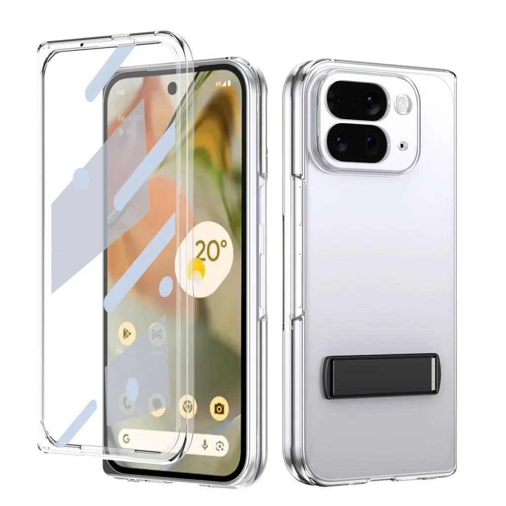 Clear Kickstand Case with Alloy Bracket - The Pixel Store