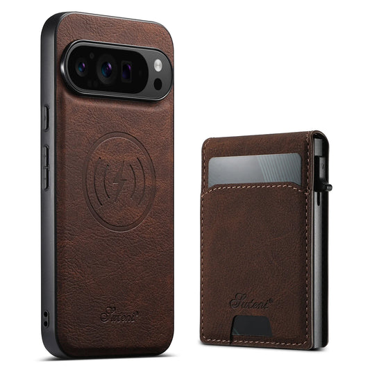 Leather Case with Detachable Wallet Stand For Pixel Series