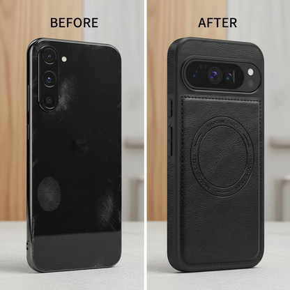 Luxury Magnetic Leather Case